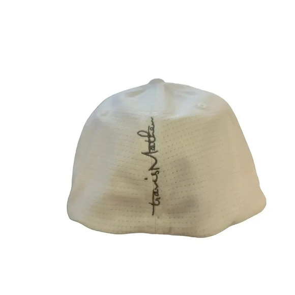 FLEXFIT Men's White Adjustable Fit Baseball Cap Size S-M - Picture 3 of 5